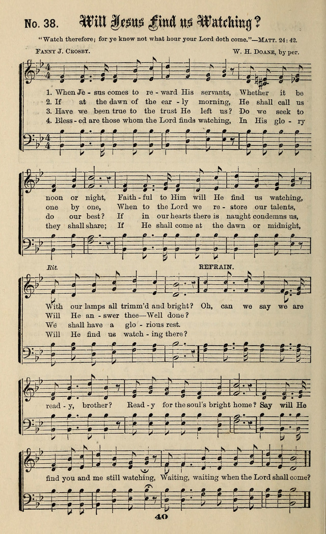 Gospel Hymns No. 3 page 38