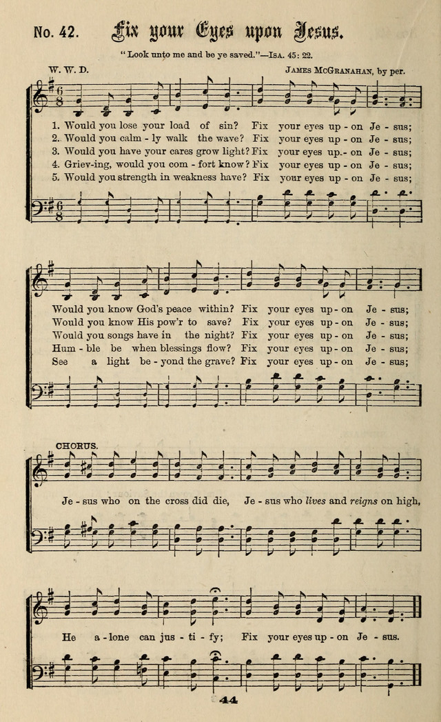 Gospel Hymns No. 3 page 42