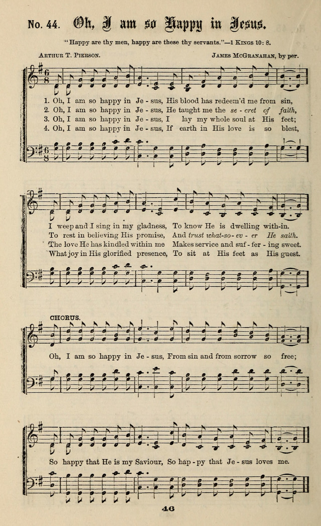 Gospel Hymns No. 3 page 44