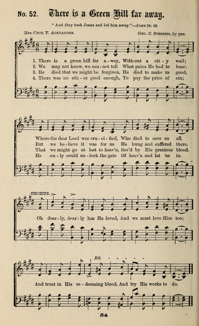 Gospel Hymns No. 3 page 52