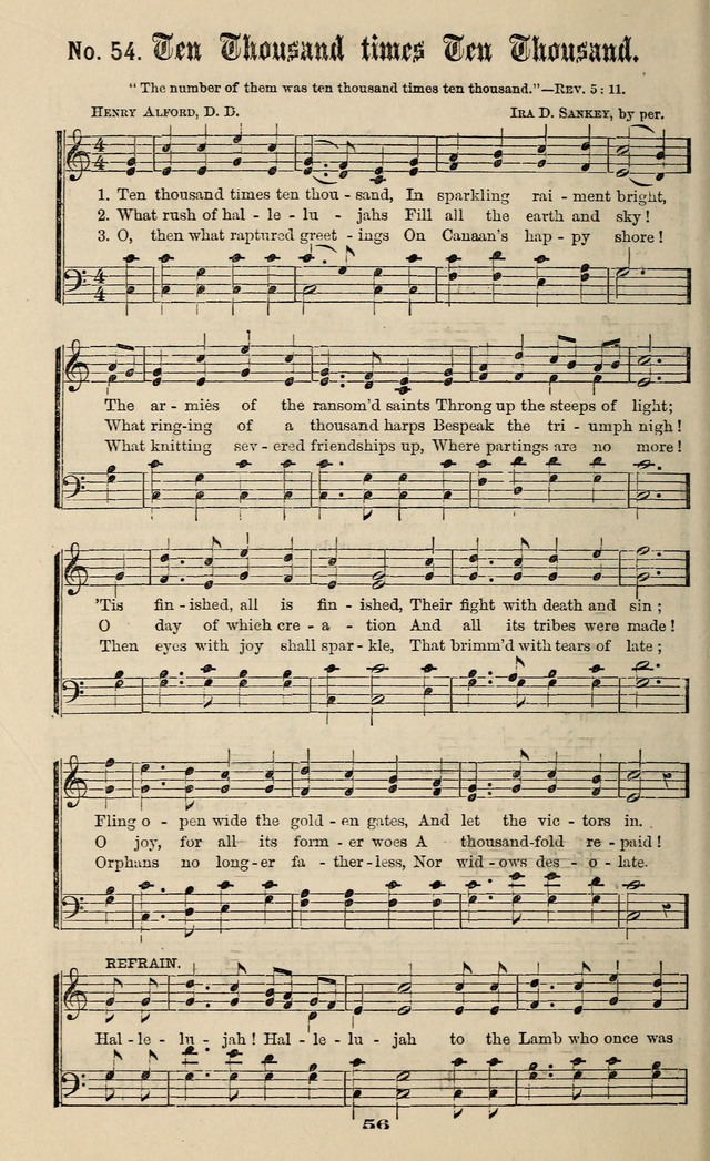 Gospel Hymns No. 3 page 54