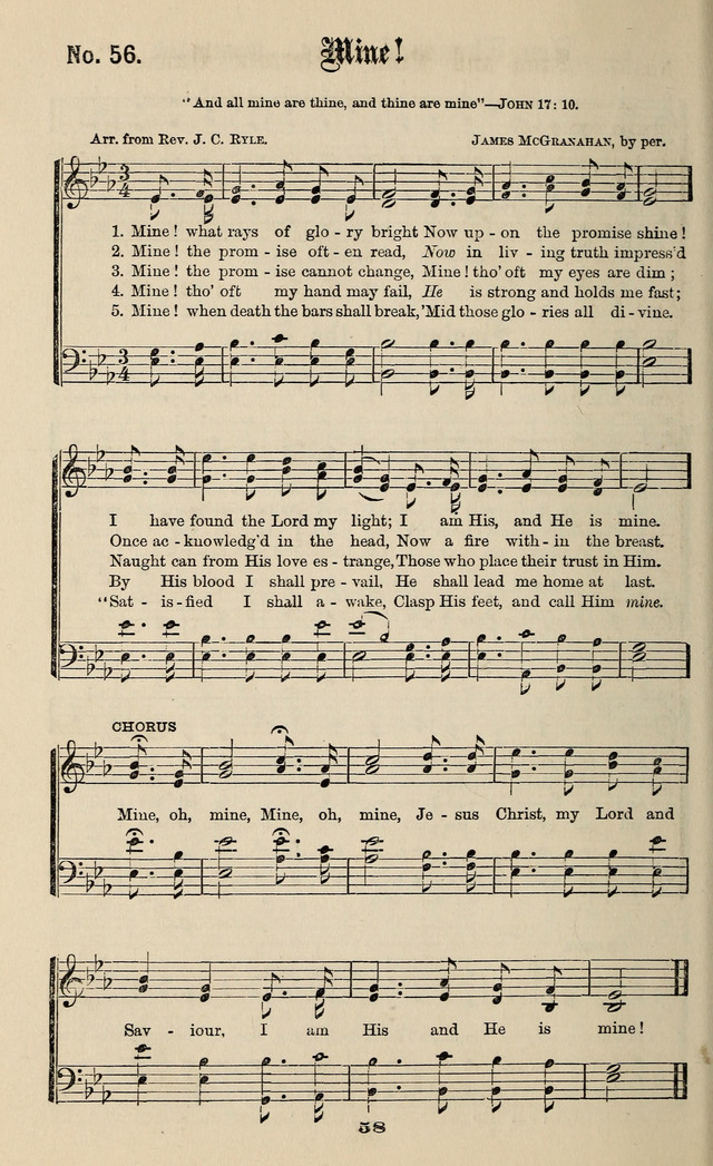 Gospel Hymns No. 3 page 56