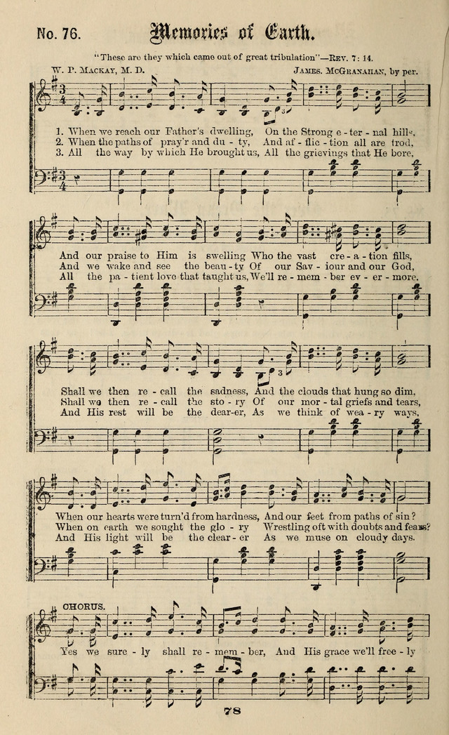 Gospel Hymns No. 3 page 76