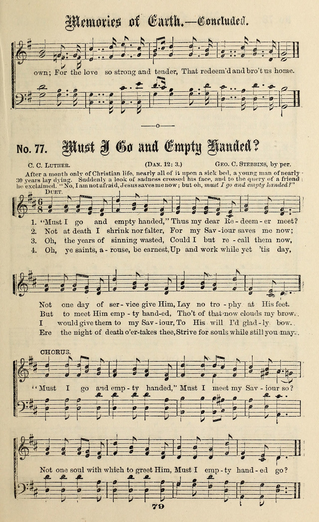 Gospel Hymns No. 3 page 77