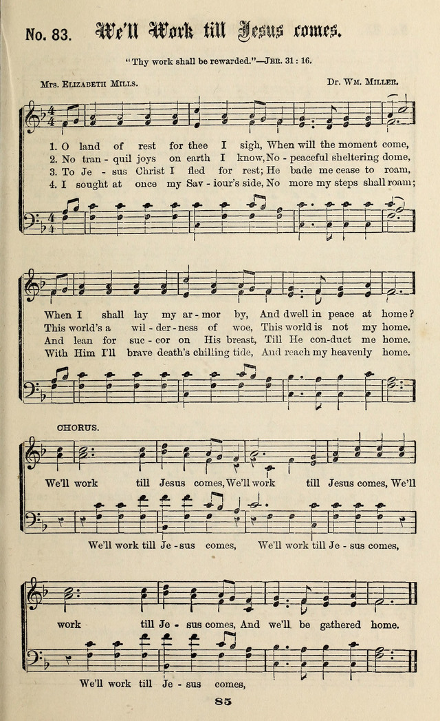 Gospel Hymns No. 3 page 83