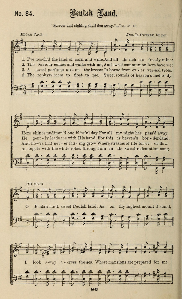Gospel Hymns No. 3 page 84