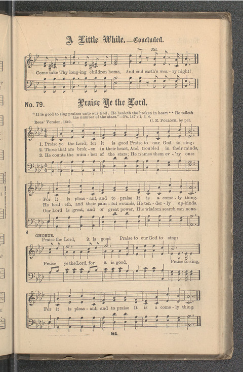 Gospel Hymns No. 4 page 81