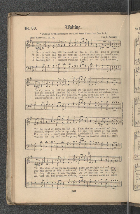 Gospel Hymns No. 4 page 82