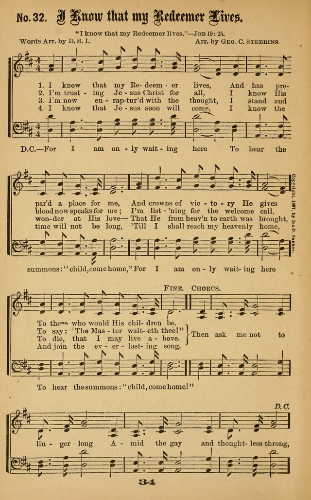 Gospel Hymns No. 5 page 33