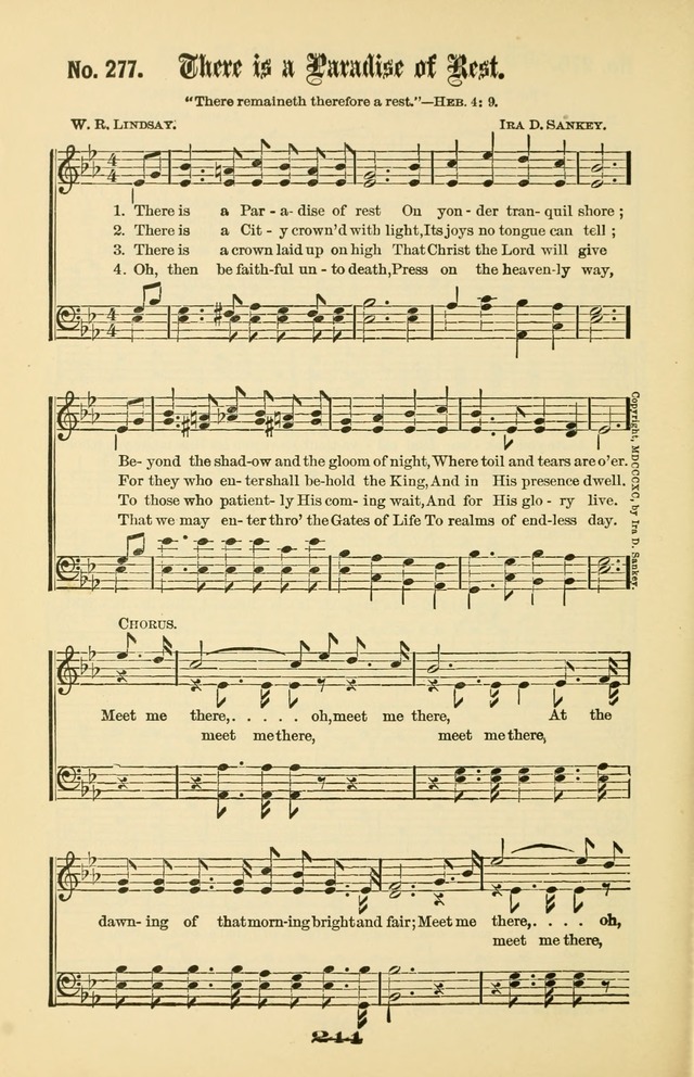 Gospel Hymns Nos. 5 and 6 Combined: for use in gospel meetings and other religious services page 251