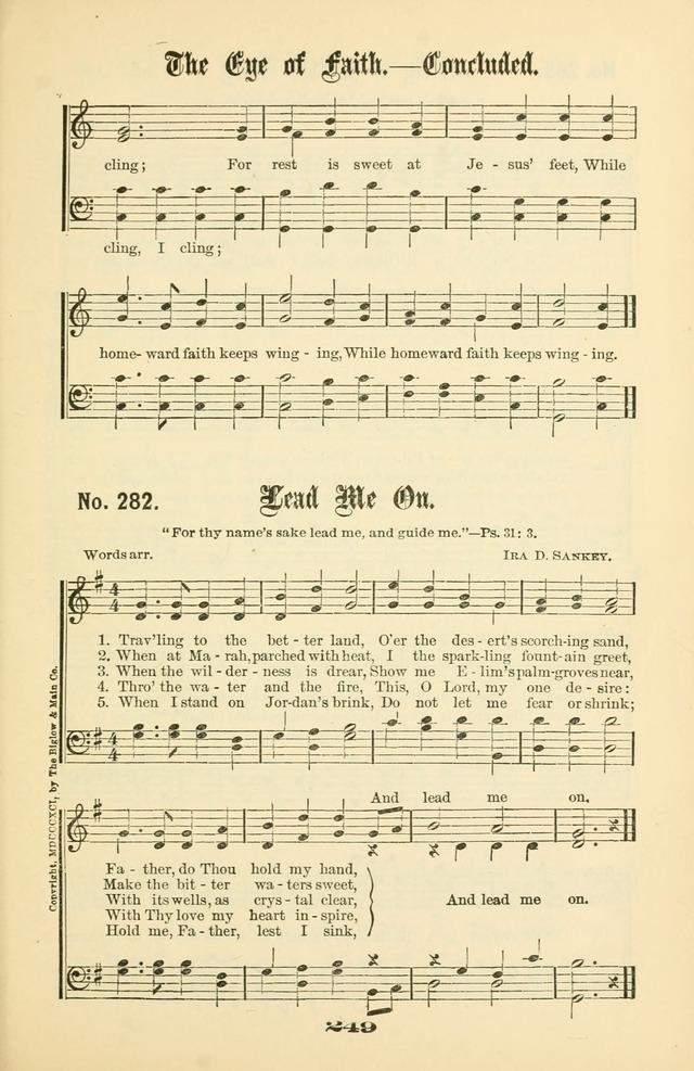 Gospel Hymns Nos. 5 and 6 Combined: for use in gospel meetings and other religious services page 256