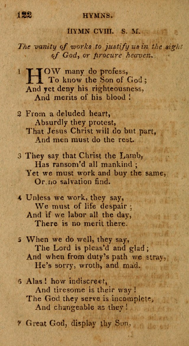 The Gospel Hymn Book: being a selection of hymns, composed by different authors designed for the use of the church universal and adapted to public and private devotion page 124