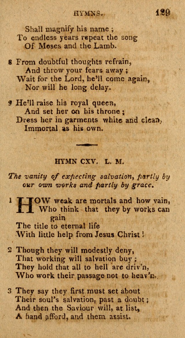 The Gospel Hymn Book: being a selection of hymns, composed by different authors designed for the use of the church universal and adapted to public and private devotion page 131