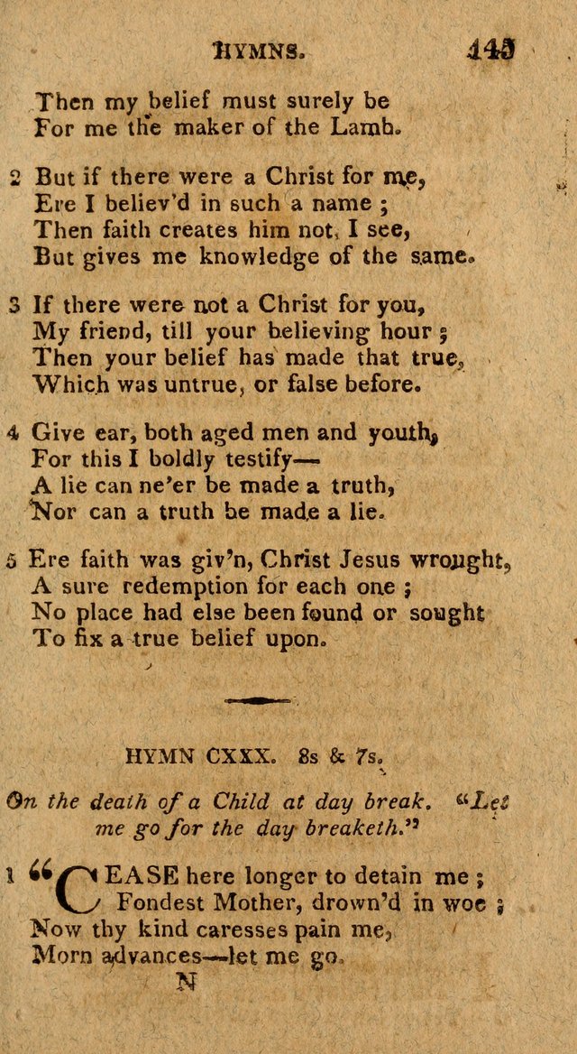The Gospel Hymn Book: being a selection of hymns, composed by different authors designed for the use of the church universal and adapted to public and private devotion page 147
