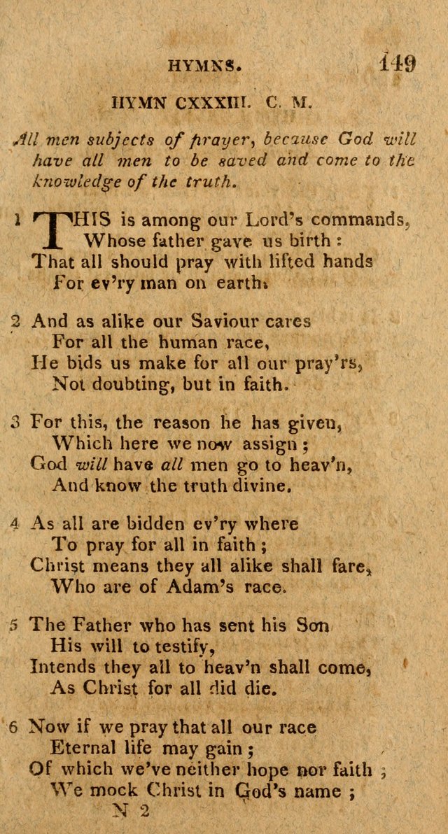 The Gospel Hymn Book: being a selection of hymns, composed by different authors designed for the use of the church universal and adapted to public and private devotion page 151