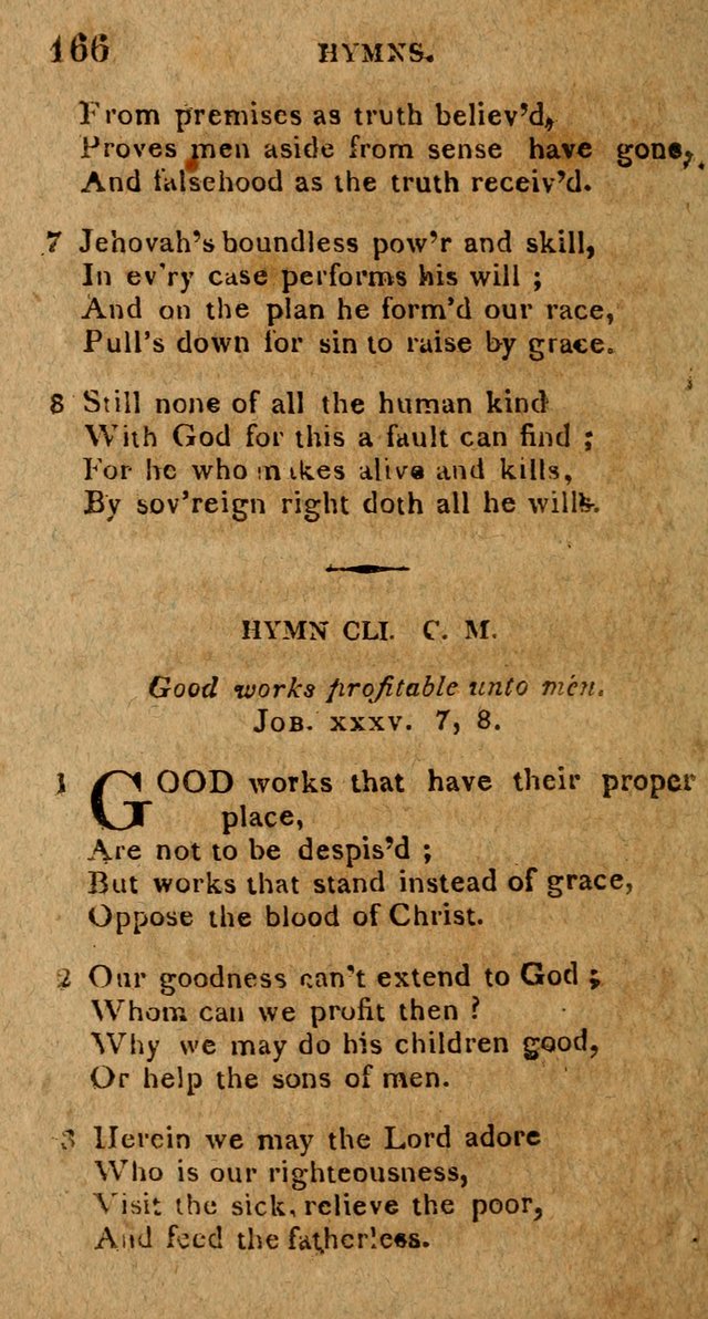 The Gospel Hymn Book: being a selection of hymns, composed by different authors designed for the use of the church universal and adapted to public and private devotion page 168