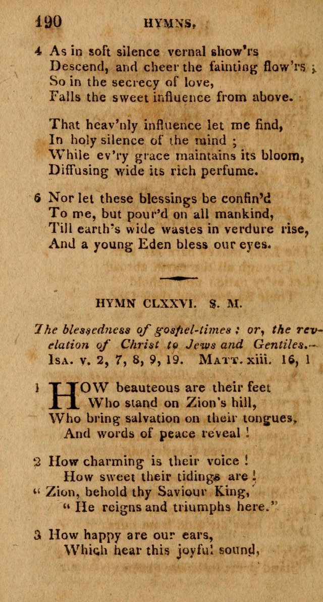 The Gospel Hymn Book: being a selection of hymns, composed by different authors designed for the use of the church universal and adapted to public and private devotion page 192