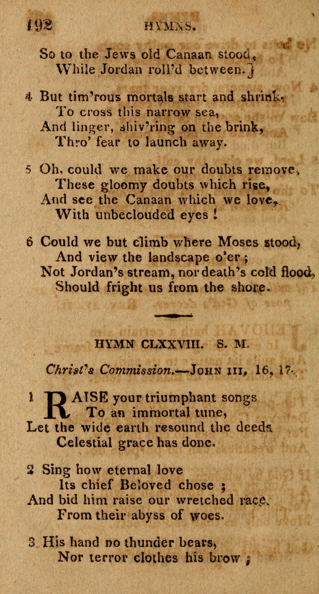 The Gospel Hymn Book: being a selection of hymns, composed by different authors designed for the use of the church universal and adapted to public and private devotion page 194