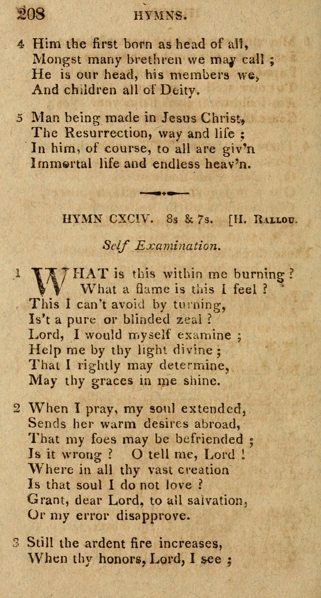 The Gospel Hymn Book: being a selection of hymns, composed by different authors designed for the use of the church universal and adapted to public and private devotion page 212