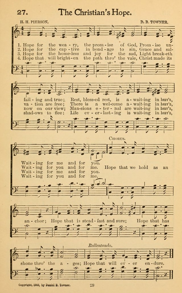 The Gospel Hymn Book: a collection of new and standard hymns for Sunday Schools, Young People