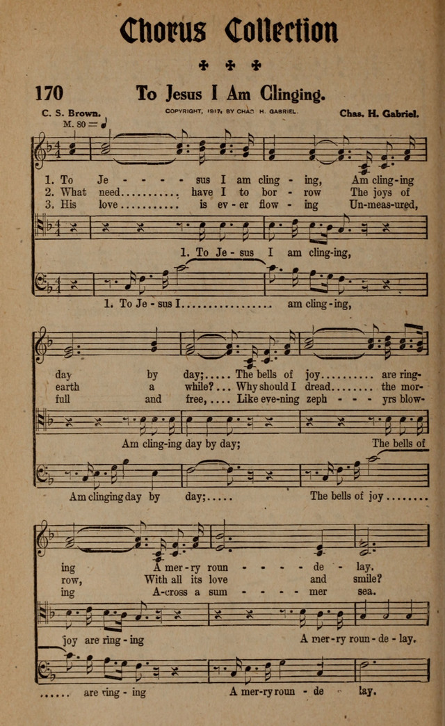 Gospel Hymns and Songs: for the Church, Sunday School and Evangelistic Services page 170