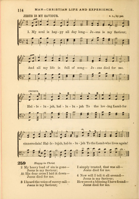 Gospel Hymn and Tune Book: a choice collection of Hymns and Music, old and new, for use in Prayer Meetings, Family Circles, and Church Service page 112