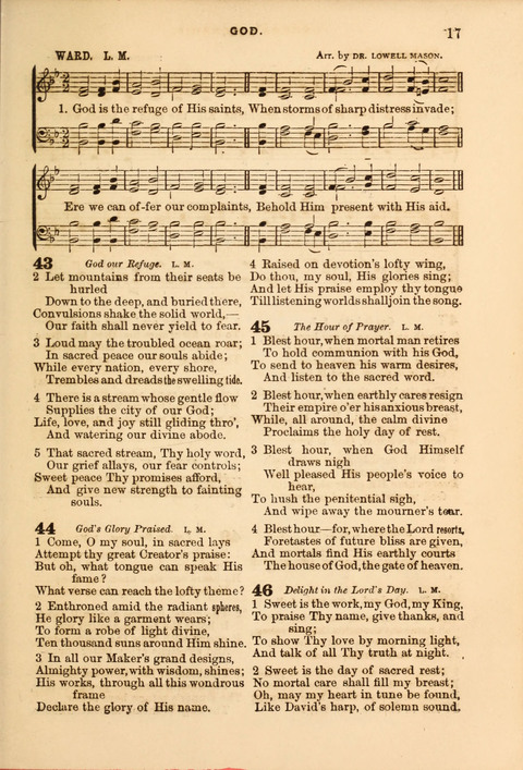 Gospel Hymn and Tune Book: a choice collection of Hymns and Music, old and new, for use in Prayer Meetings, Family Circles, and Church Service page 15