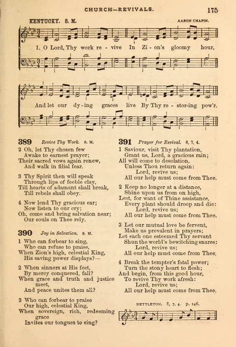 Gospel Hymn and Tune Book: a choice collection of Hymns and Music, old and new, for use in Prayer Meetings, Family Circles, and Church Service page 173
