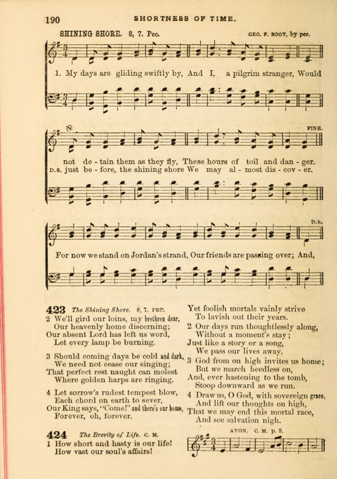 Gospel Hymn and Tune Book: a choice collection of Hymns and Music, old and new, for use in Prayer Meetings, Family Circles, and Church Service page 188