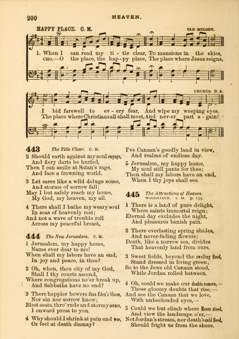 Gospel Hymn and Tune Book: a choice collection of Hymns and Music, old and new, for use in Prayer Meetings, Family Circles, and Church Service page 198