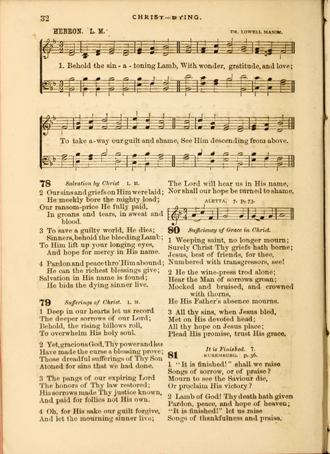 Gospel Hymn and Tune Book: a choice collection of Hymns and Music, old and new, for use in Prayer Meetings, Family Circles, and Church Service page 30