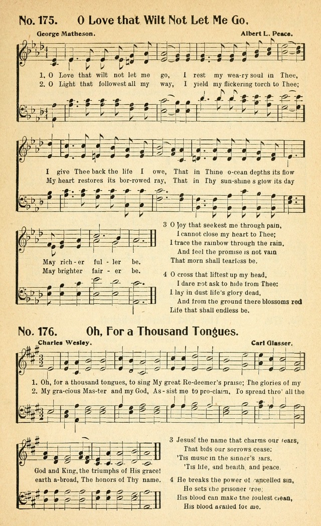 Glorious Hymns: with supplement page 174