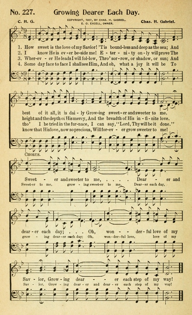 Glorious Hymns: with supplement page 197