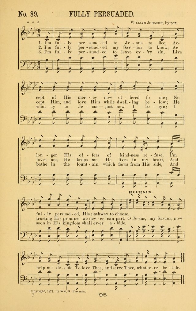 Great Joy!: a new and favorite collection of hymns and music, for gospel meetings, prayer, temperance, and camp meetings, and Sunday schools page 93
