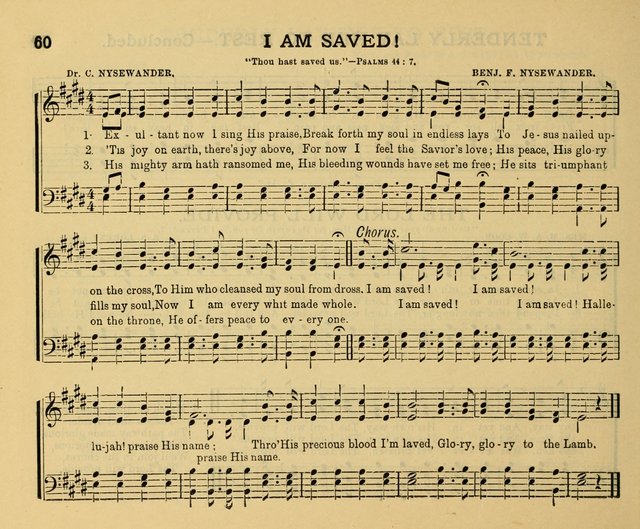 Golden Leaves: a collection of choice hymns and tunes adapted to Sabbath-schools, social meetings, Bible classes, &c. page 60