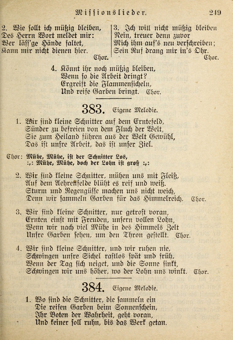 Gemeinschafts-Lieder. 7th ed. page 249