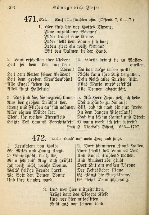 Gemeinschafts-Lieder. 7th ed. page 306