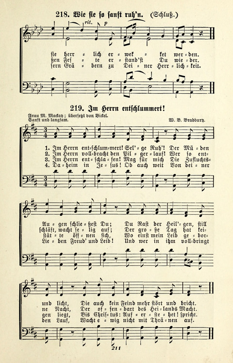 Glockenklänge: eine Liedersammlung für Sonntagschulen und Jugendvereine page 209