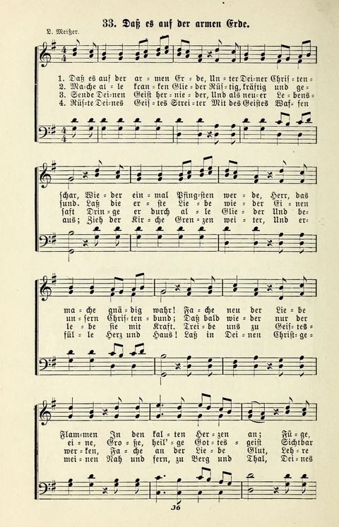 Glockenklänge: eine Liedersammlung für Sonntagschulen und Jugendvereine page 34