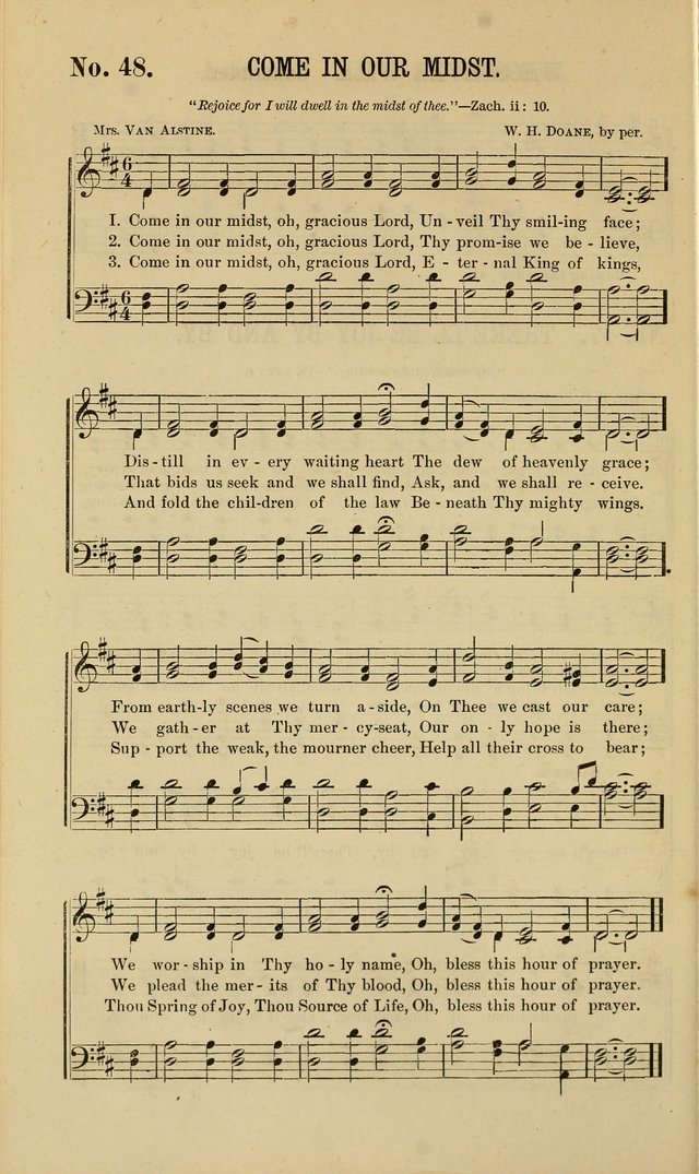 Gospel Music : A Choice Collection of Hymns and Melodies New and Old for Gospel, Revival, Prayer and Social Meetings, Family Worship, etc.  page 48