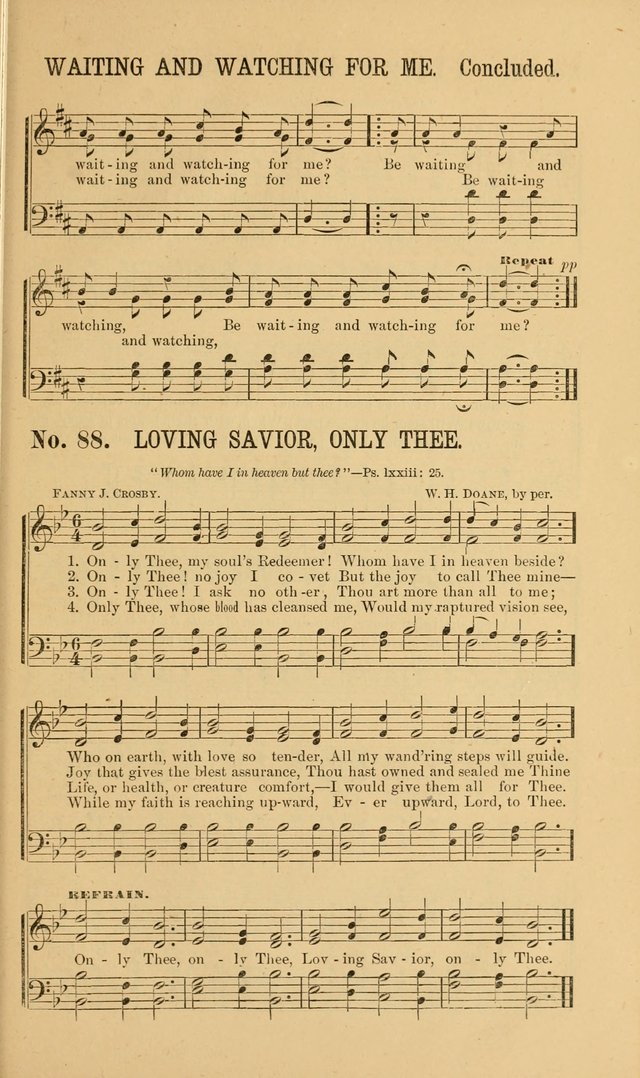 Gospel Music : A Choice Collection of Hymns and Melodies New and Old for Gospel, Revival, Prayer and Social Meetings, Family Worship, etc.  page 81