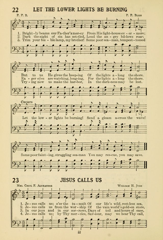 Gospel Melodies and Evangelistic Hymns page 22