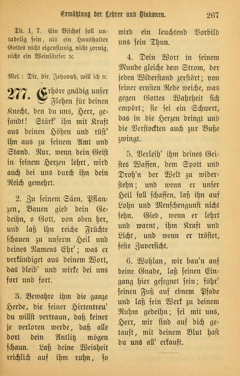 Gesangbuch in Mennoniten-Gemeinden in Kirche und Haus (4th ed.) page 267