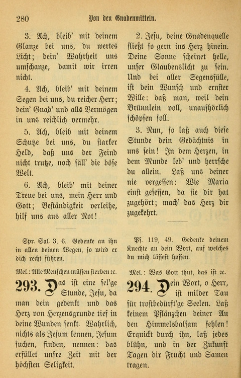 Gesangbuch in Mennoniten-Gemeinden in Kirche und Haus (4th ed.) page 280