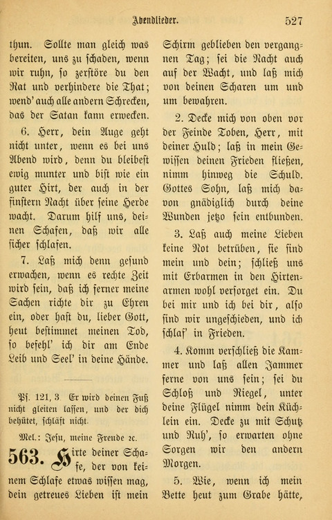 Gesangbuch in Mennoniten-Gemeinden in Kirche und Haus (4th ed.) page 527