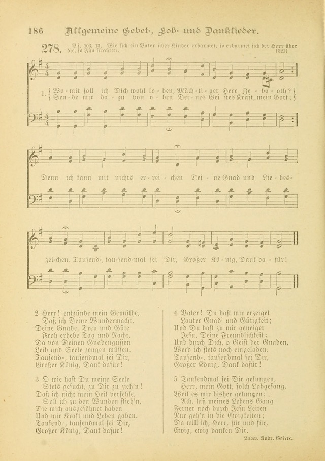 Gesangbuch mit Noten: herausgegeben von der Allgemeinen Conferenz der Mennoniten von Nord-Amerika (3rd. Aufl.) page 186