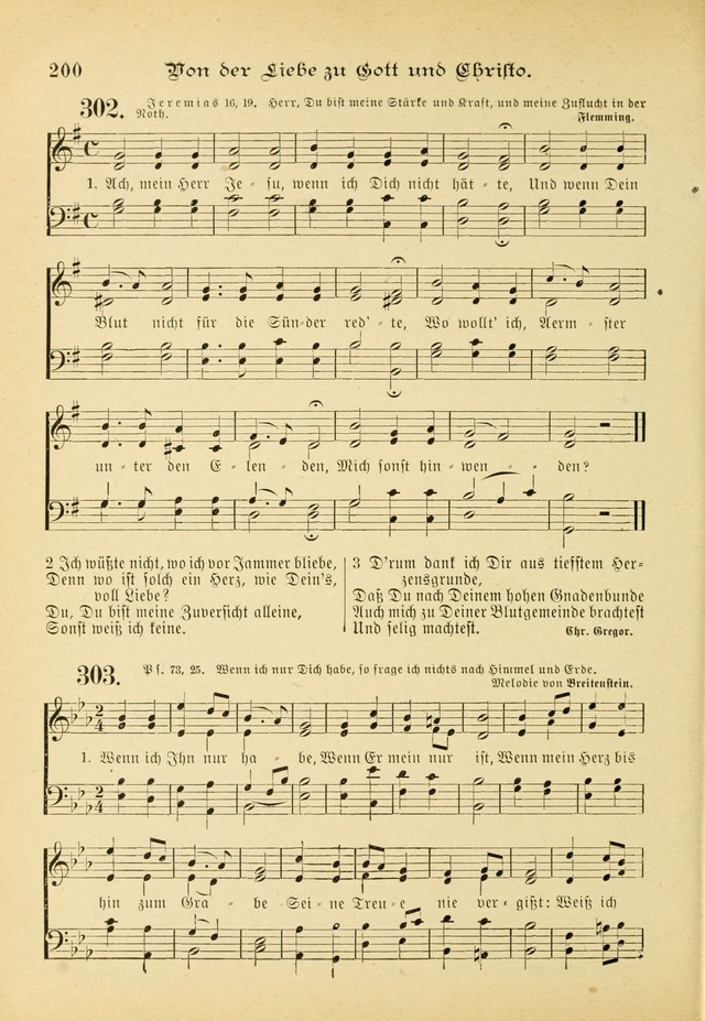 Gesangbuch mit Noten: herausgegeben von der Allgemeinen Conferenz der Mennoniten von Nord-Amerika (3rd. Aufl.) page 200