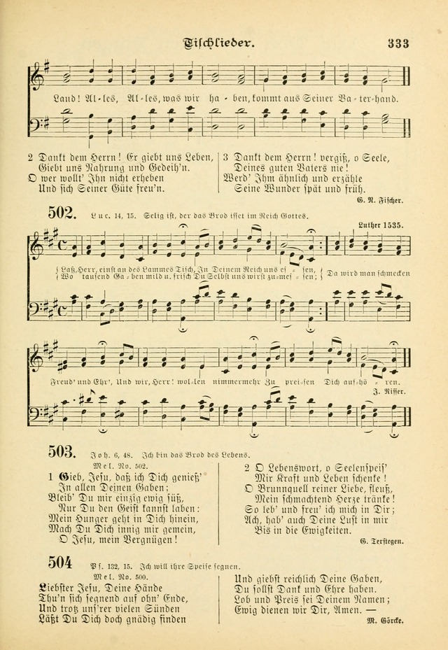 Gesangbuch mit Noten: herausgegeben von der Allgemeinen Conferenz der Mennoniten von Nord-Amerika (3rd. Aufl.) page 333