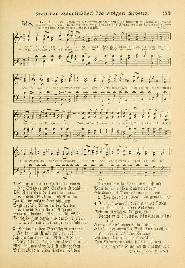 Gesangbuch mit Noten: herausgegeben von der Allgemeinen Conferenz der Mennoniten von Nord-Amerika (3rd. Aufl.) page 359
