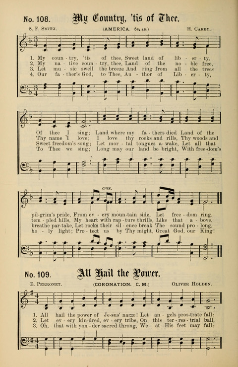 Gospel Melodies New and Old: For use in the Universalist Church page 106
